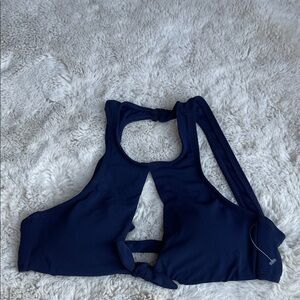 Robin Piccone Navy Sports Bra